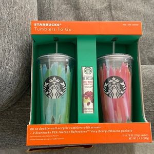Starbucks tumblers